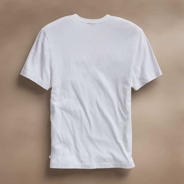 James Perse Lightweight Jersey Pocket Tee White