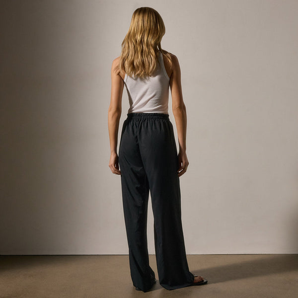 James Perse Lightweight Matte Sateen Trouser Black