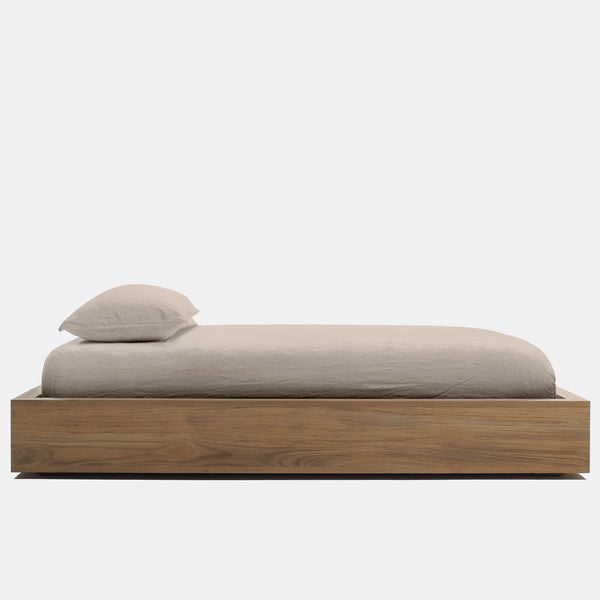 james perse Linen Fitted Sheet Oyster