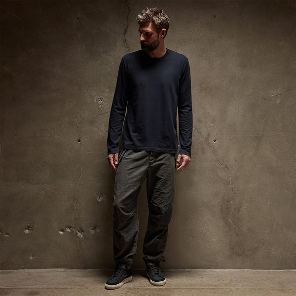 James Perse Long Sleeve Crew Neck Deep