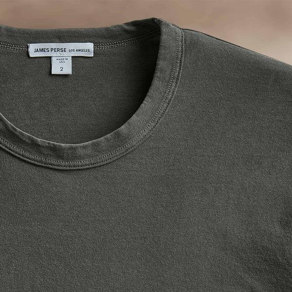 James Perse Long Sleeve Crew Neck Granite Pigment