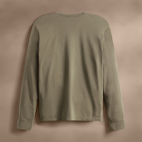 James Perse Long Sleeve Pocket Crew Peet