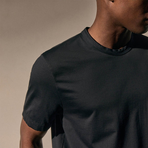 James Perse Lotus Jersey Double Ply Crew Deep