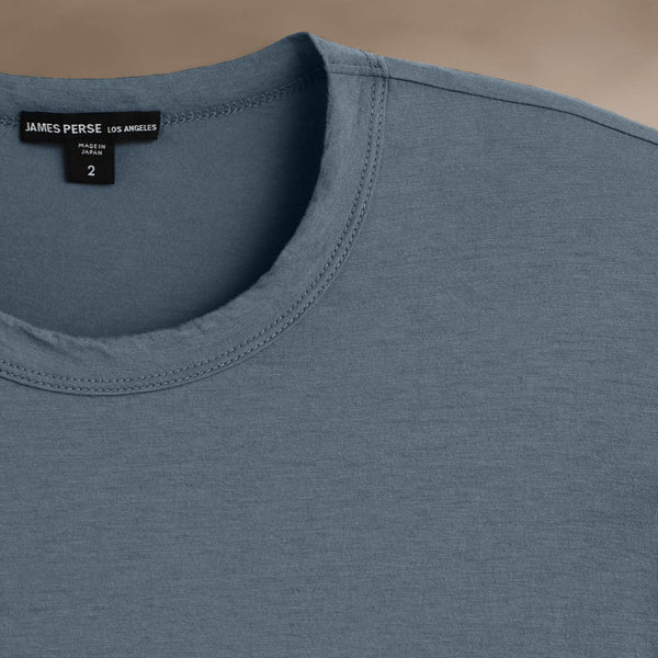 James Perse Luxe Lotus Jersey Crew Cascade