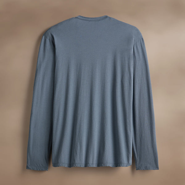 James Perse Luxe Lotus Jersey Crew Cascade