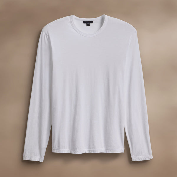 james perse Luxe Lotus Jersey Crew White