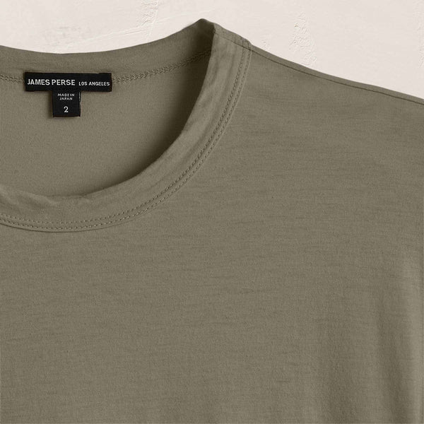 James Perse Luxe Lotus Jersey Tee Birch
