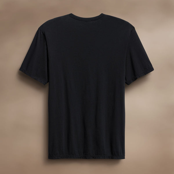 James Perse Luxe Lotus Jersey Tee Black