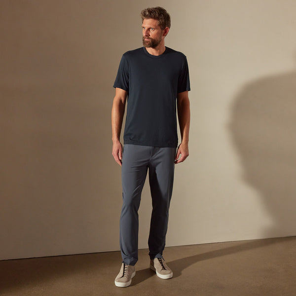 James Perse Luxe Lotus Jersey Tee French Navy