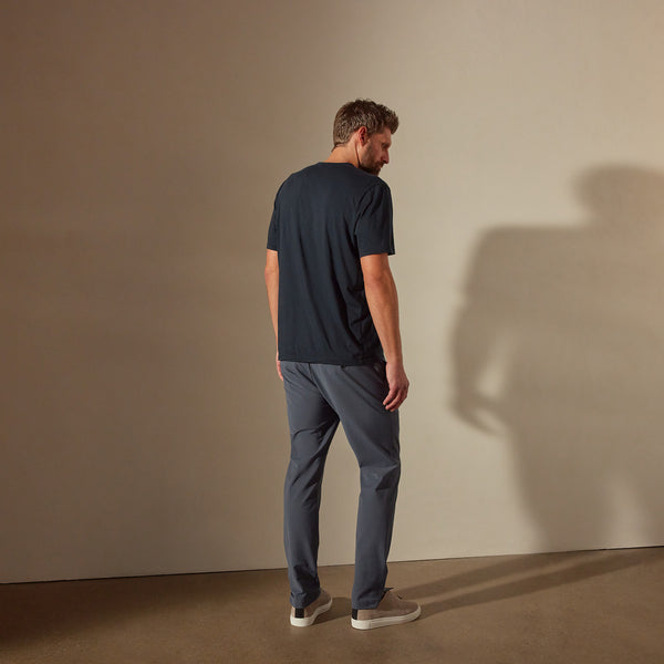 James Perse Luxe Lotus Jersey Tee French Navy