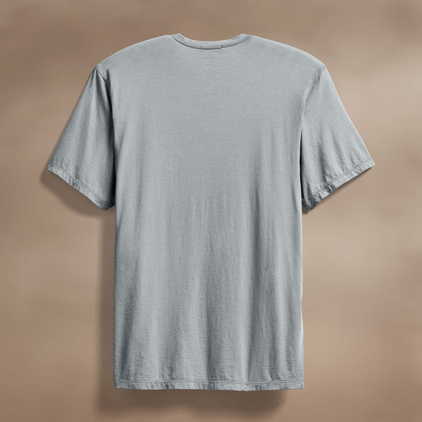 James Perse Luxe Lotus Jersey Tee Grey Sky