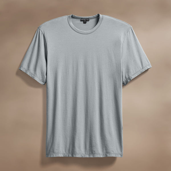 james perse Luxe Lotus Jersey Tee Grey Sky