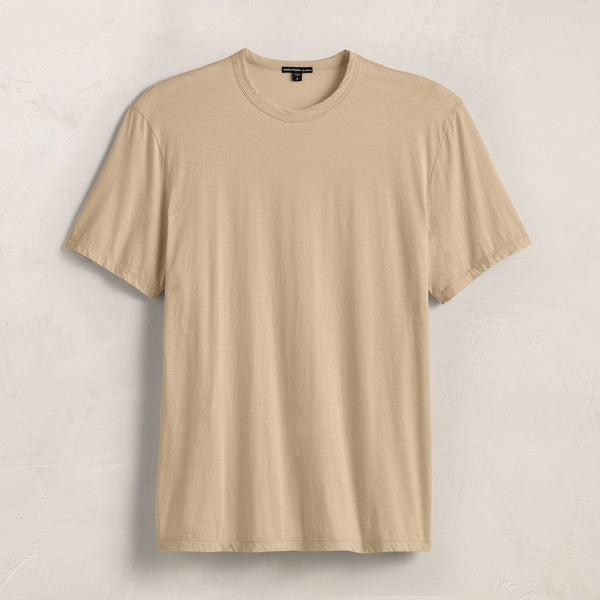 james perse Luxe Lotus Jersey Tee Light Khaki