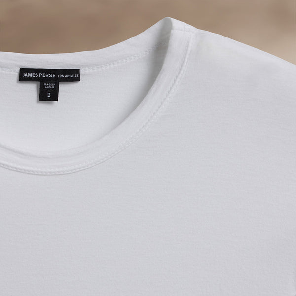 James Perse Luxe Lotus Jersey Tee White