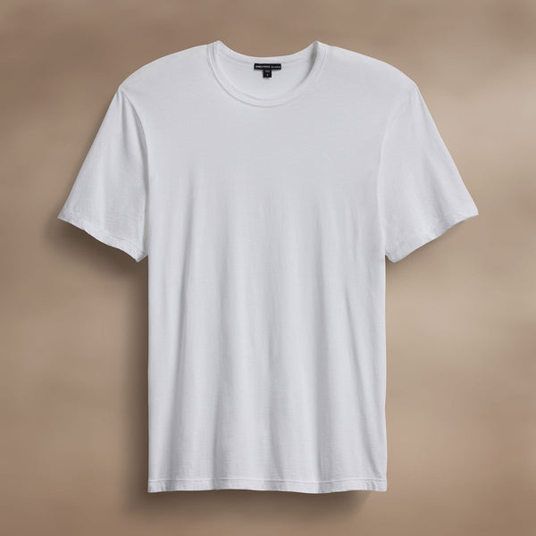james perse Luxe Lotus Jersey Tee White