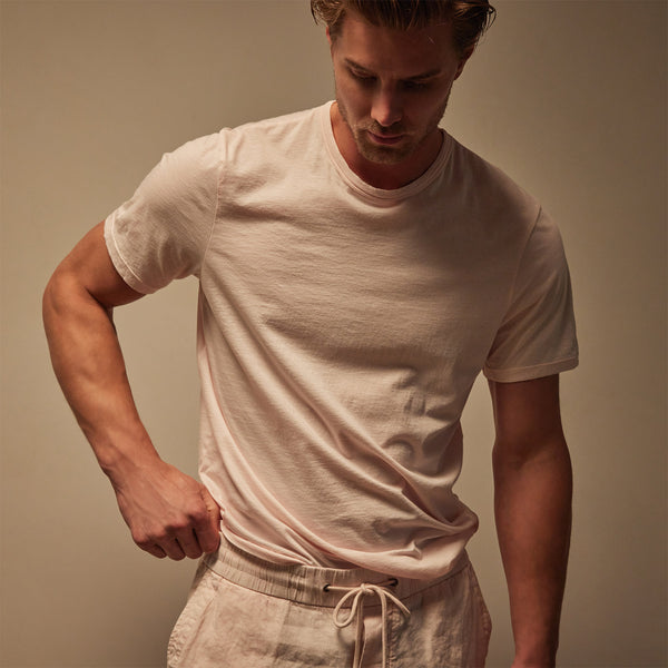 James Perse Luxe Lotus Jersey Tee Zephyr