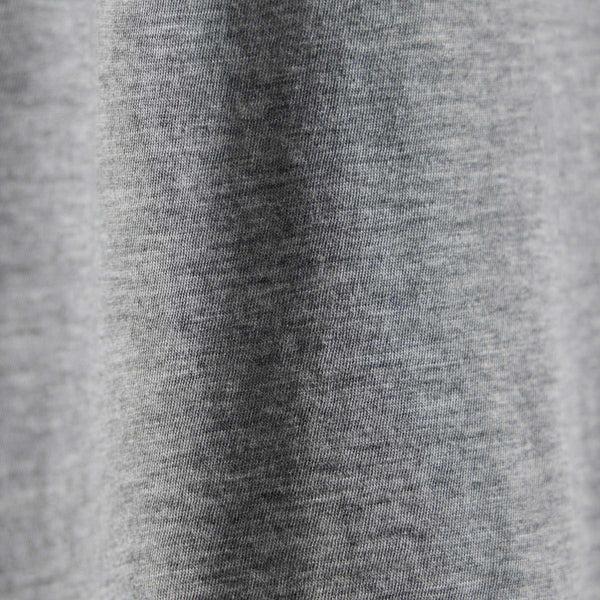 James Perse Luxe Lotus Jersey V Neck Heather Grey