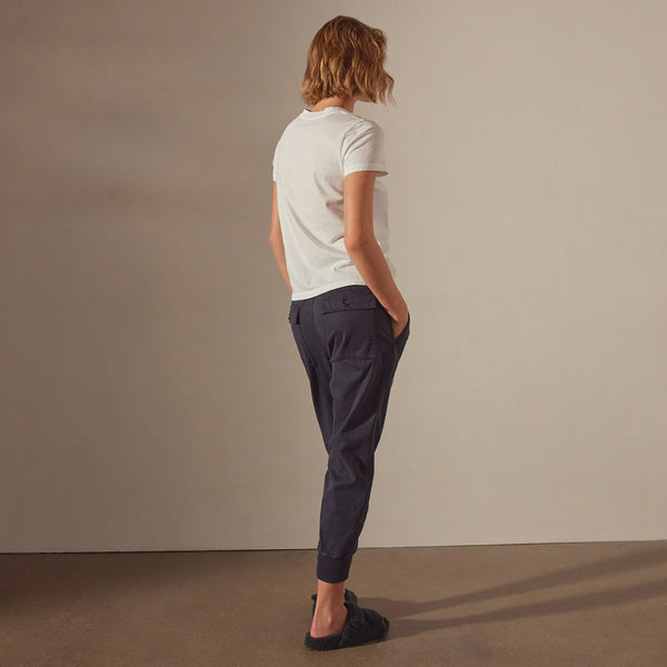 James Perse Mixed Media Pant French Navy