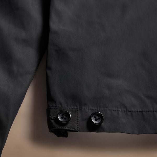 James Perse Nylon Coach Jacket Black