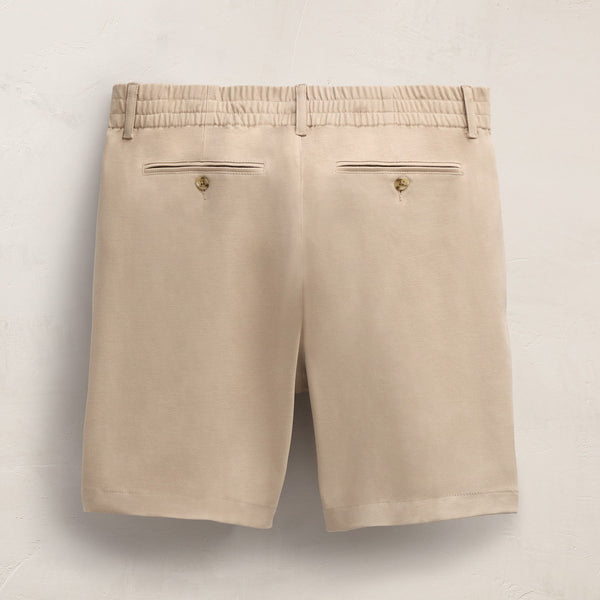 James Perse Oversized Pleated Shorts Light Khaki