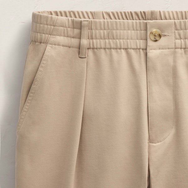 James Perse Oversized Pleated Shorts Light Khaki
