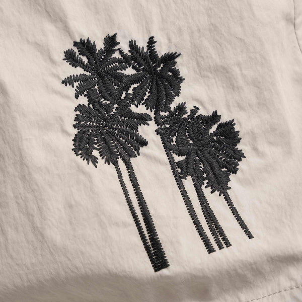 James Perse Palm Embriodered Boardshort Salt