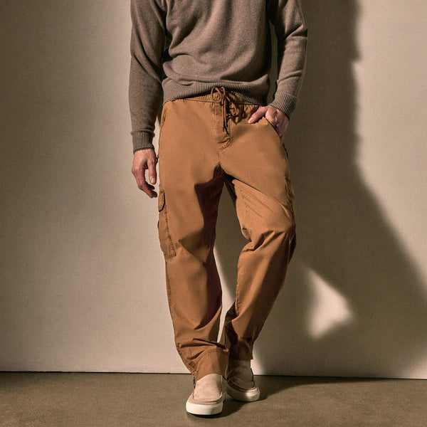 james perse Parachute Poplin Cargo Whiskey Pigment