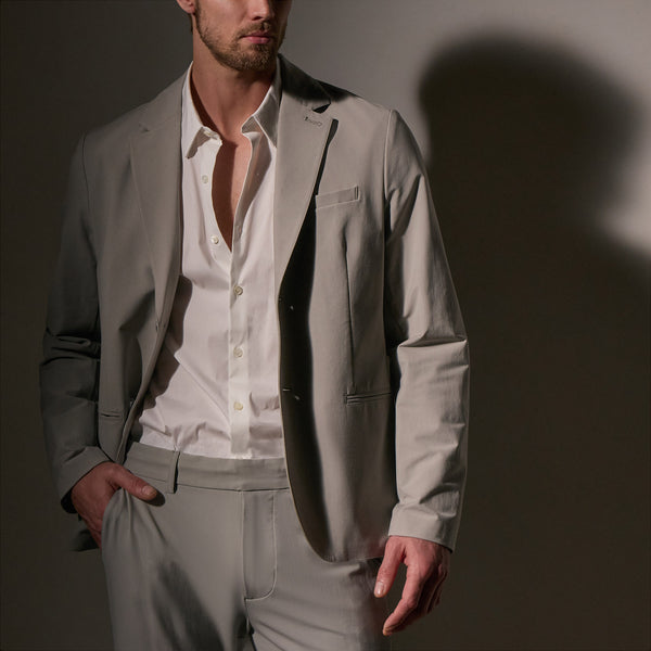 james perse Performance Blazer Concrete