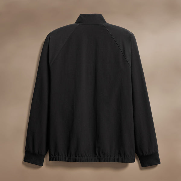 James Perse Performance Half Zip Shell Black