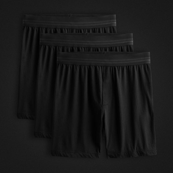 james perse Relaxed Fit Boxer Short 3 Pack Black