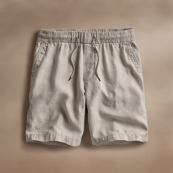 james perse Relaxed Fit Linen Short Salt Pigment