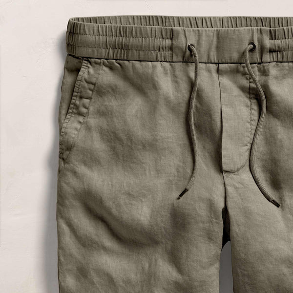 James Perse Relaxed Linen Pant Birch Pigment