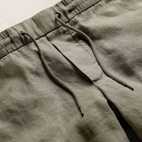 James Perse Relaxed Linen Pant Birch Pigment