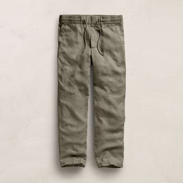 james perse Relaxed Linen Pant Birch Pigment