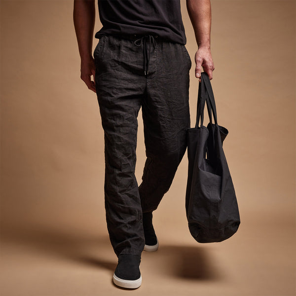 james perse Relaxed Linen Pant Black