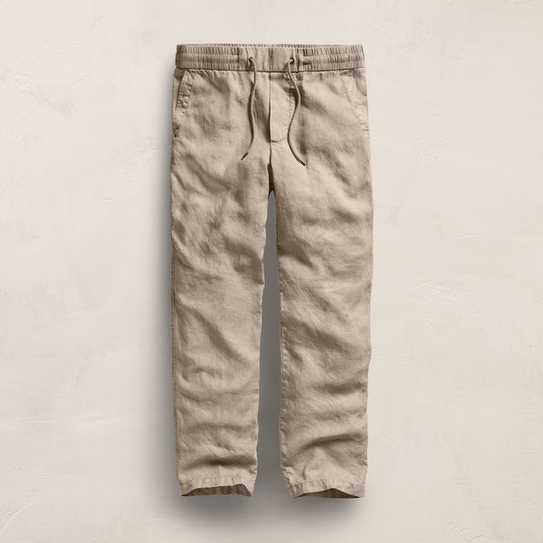 james perse Relaxed Linen Pant Overcast Pigment