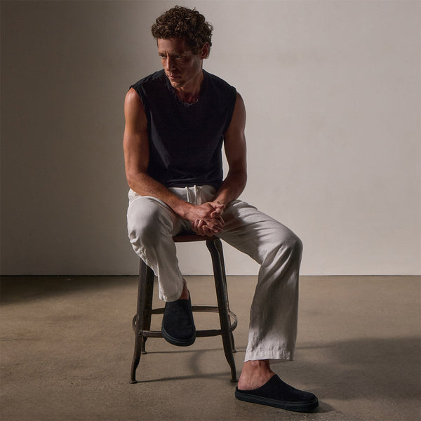 James Perse Relaxed Linen Pant White
