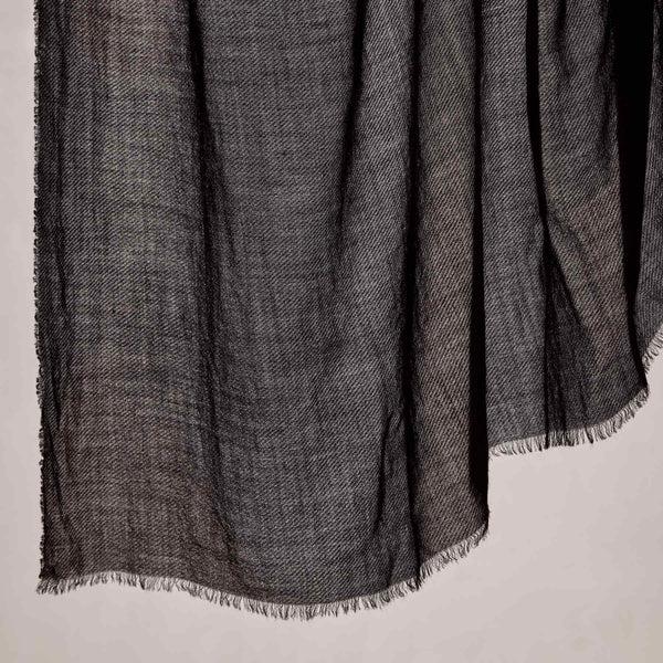 James Perse Sarti Wool Cashmere Scarf Black