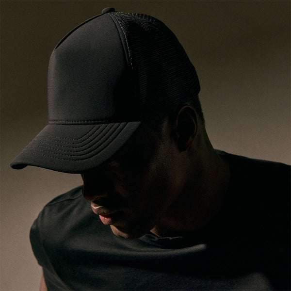 James Perse Scuba Trucker Hat Black