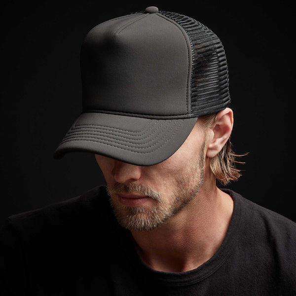 james perse Scuba Trucker Hat Carbon Grey