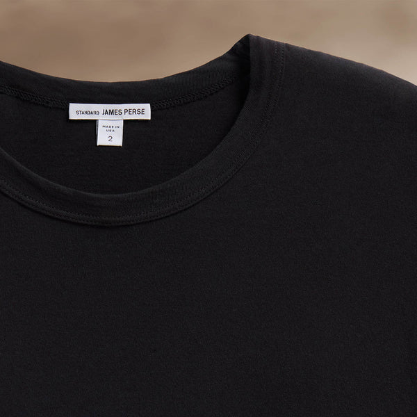 James Perse Short Sleeve Crew Neck Black