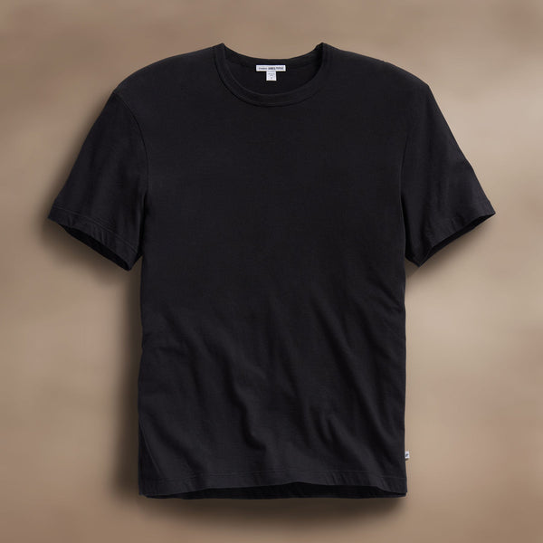 james perse Short Sleeve Crew Neck Black