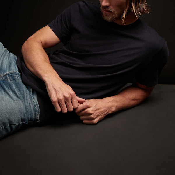James Perse Short Sleeve Crew Neck Deep