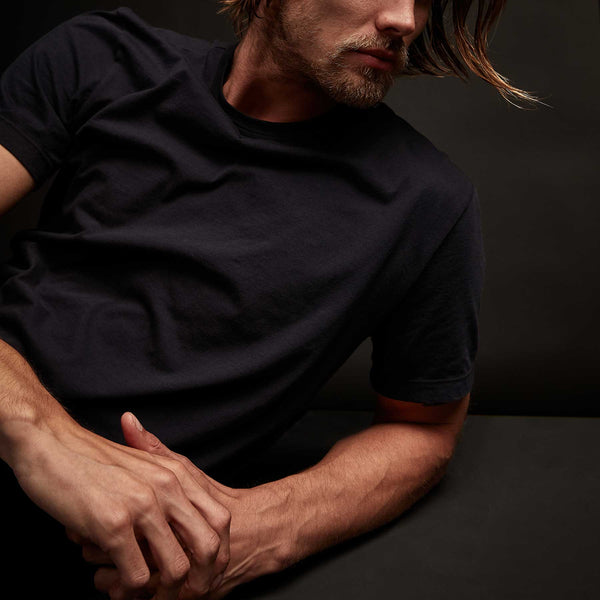 James Perse Short Sleeve Crew Neck Deep