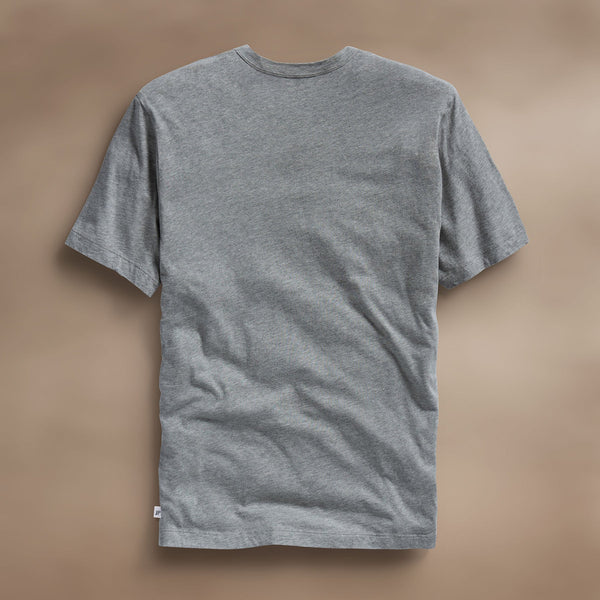 James Perse Short Sleeve Crew Neck Heather Grey