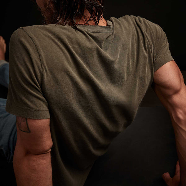 James Perse Short Sleeve Crew Neck Platoon Pigment