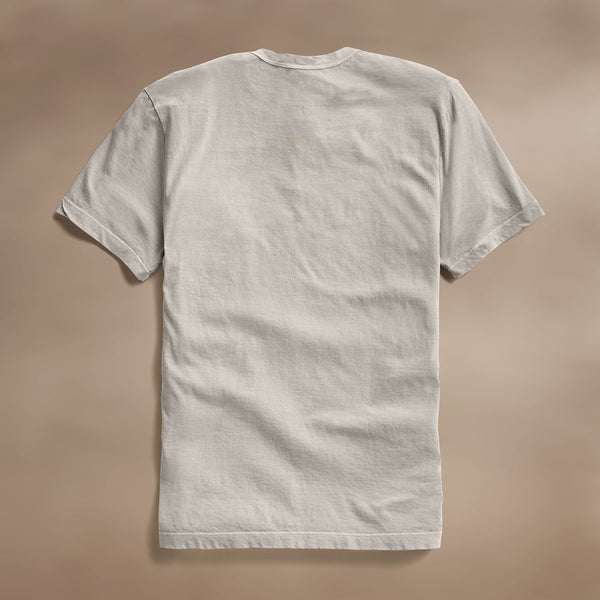 James Perse Short Sleeve Crew Neck Salt Pigment