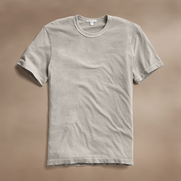 james perse Short Sleeve Crew Neck Salt Pigment