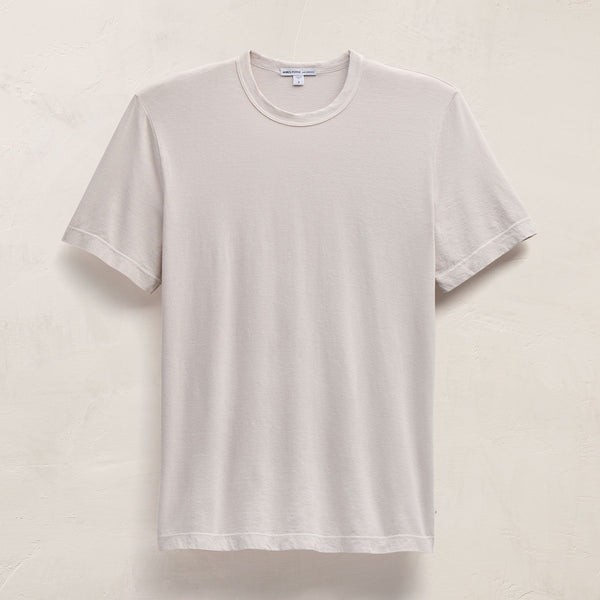 james perse Short Sleeve Crew Neck Silver Pigment