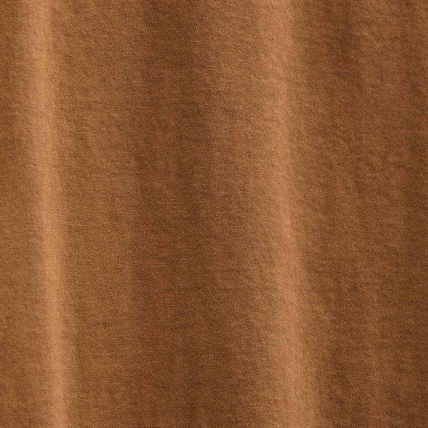 James Perse Short Sleeve Crew Neck Whiskey Pigment